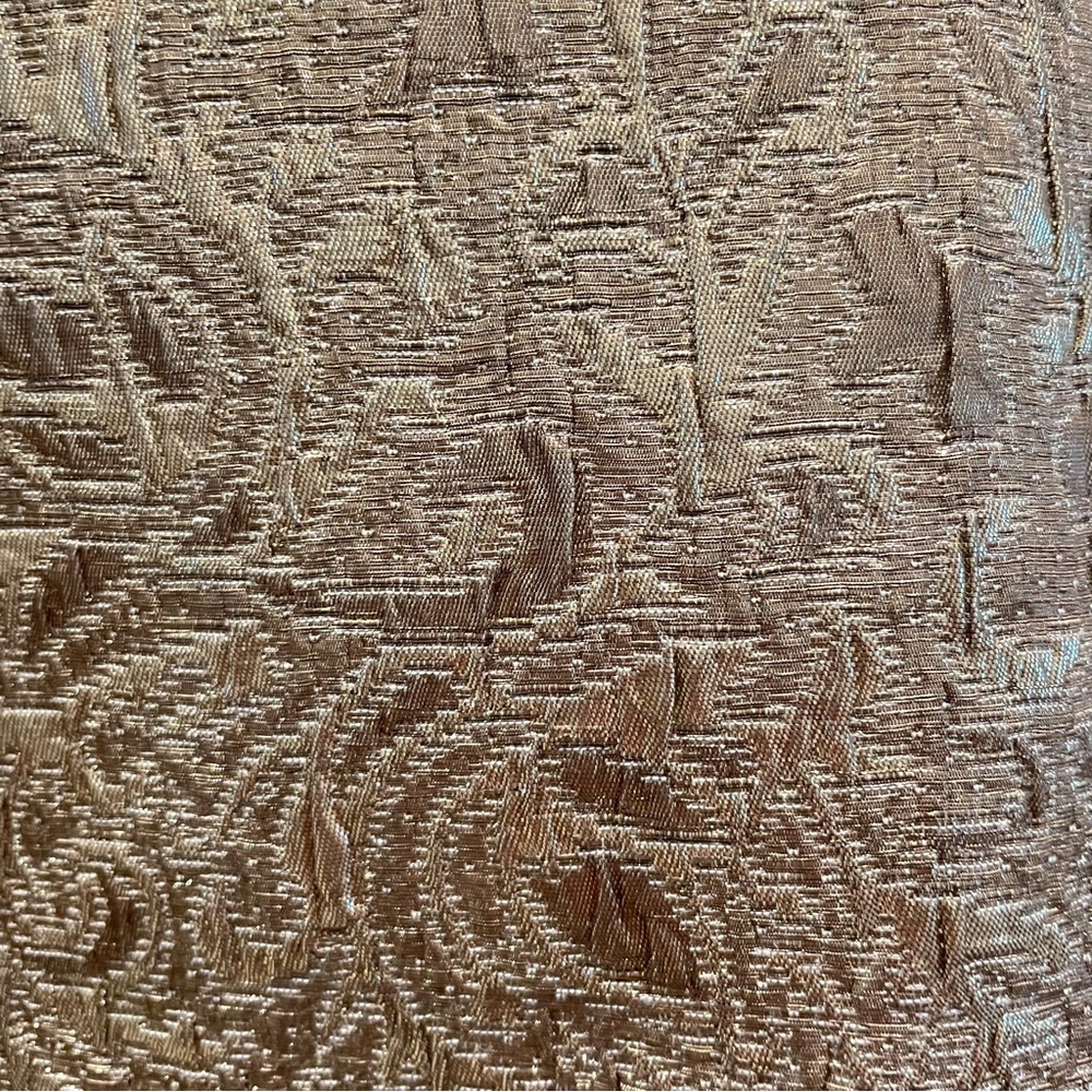 NEW Gold Brocade Retro Overcoat - Picture 8 of 13